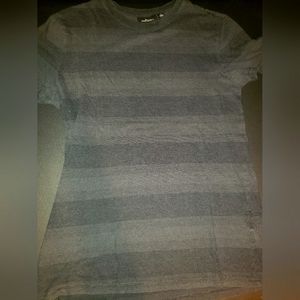 Marc Anthony Gray Stripped T-Shirt